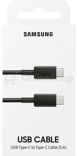 Samsung Kabel USB-C na USB-C, 1m (20V, 5A, max. 100W), Black (EP-DN975BBEGWW)