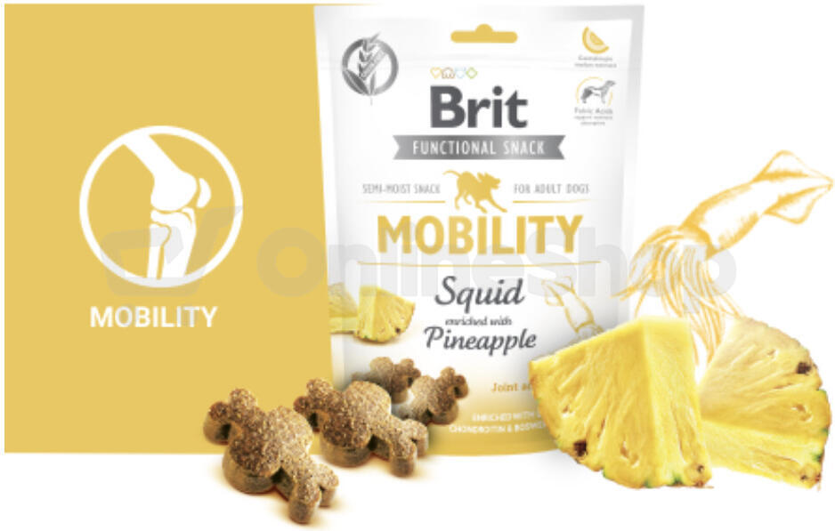 Brit Care Dog Functional Snack Mobility Squid 150g