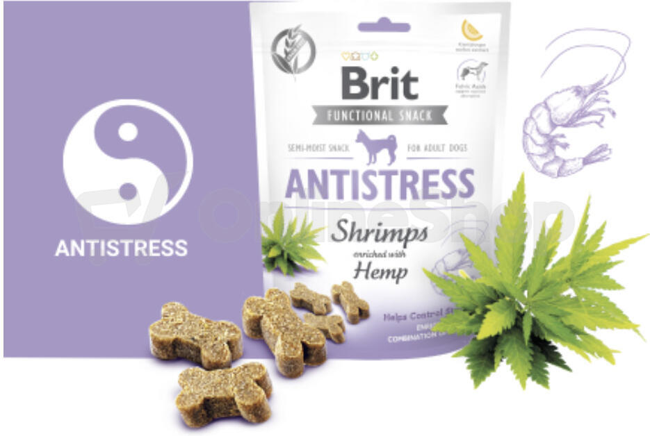 Brit Care Dog Functional Snack Antistress Shrimps 150g