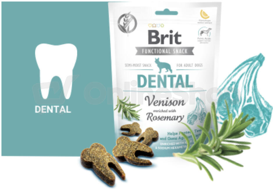 Brit Care Dog Functional Snack Dental Venison 150g