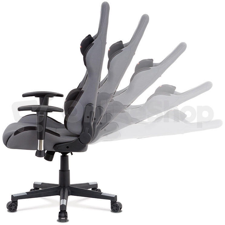 Kancelářská židle Autronic KA-F05 GREY, šedá