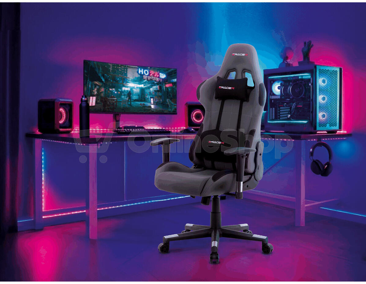 Kancelářská židle Autronic KA-F05 GREY, šedá