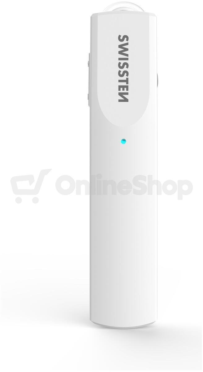 BLUETOOTH HEADSET SWISSTEN ULTRA LIGHT UL-9 BÍLÝ