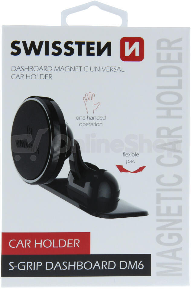MAGNETICKÝ DRŽÁK DO AUTA SWISSTEN S-GRIP DASHBOARD DM6