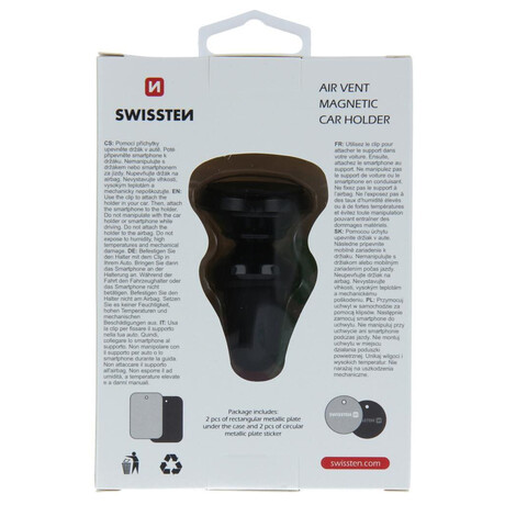 MAGNETICK DRK DO VENTILACE AUTA SWISSTEN S-GRIP AV-M9 ERN