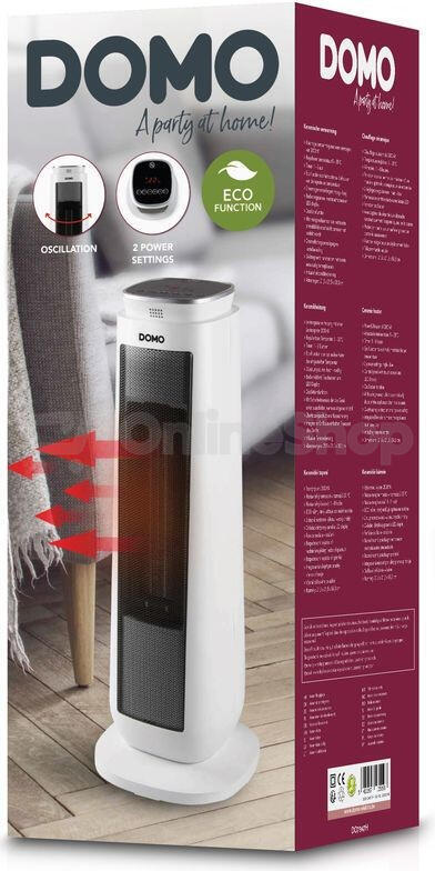 Teplovzdušný ventilátor - sloupový - DOMO DO7347H