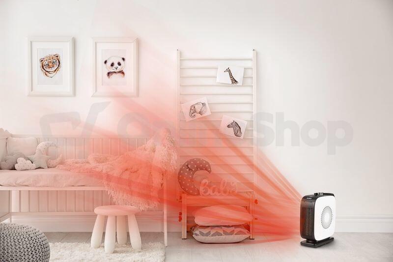 Teplovzdušný ventilátor - stolní - DOMO DO7348H