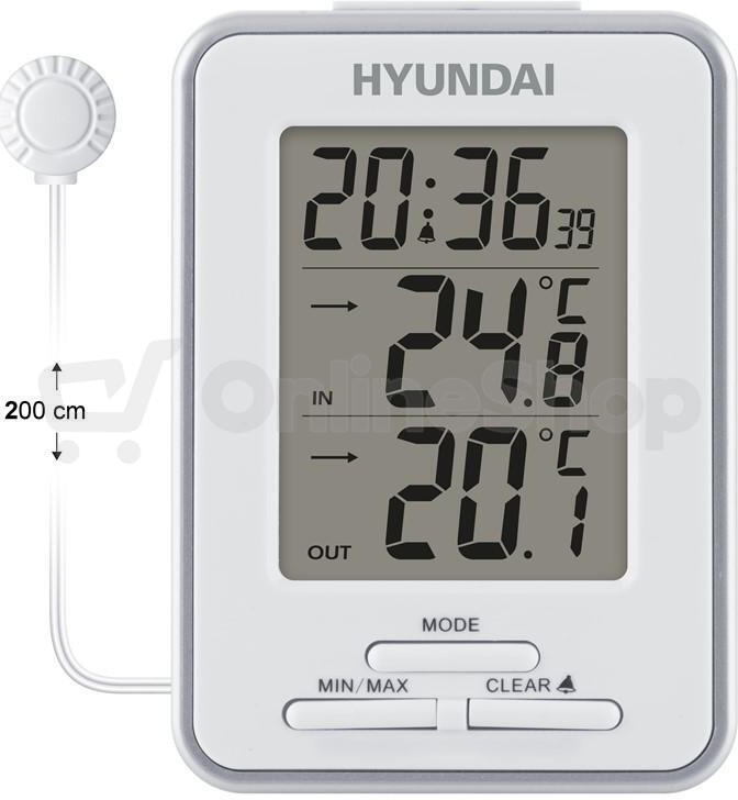 Meteostanice Hyundai WS 1021, bílá