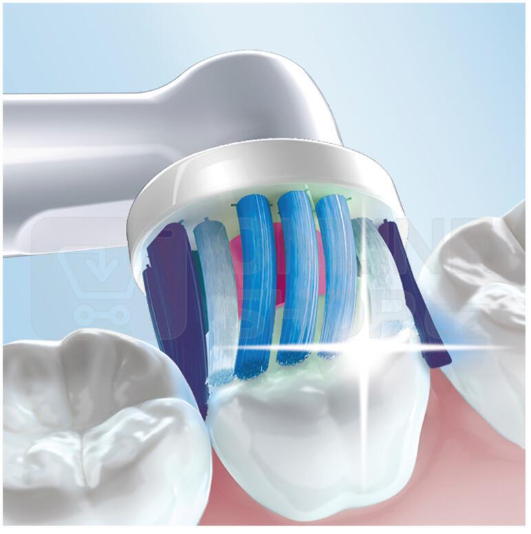 Elektrický zubní kartáček Oral-B Vitality 100 3D bílo-růžová