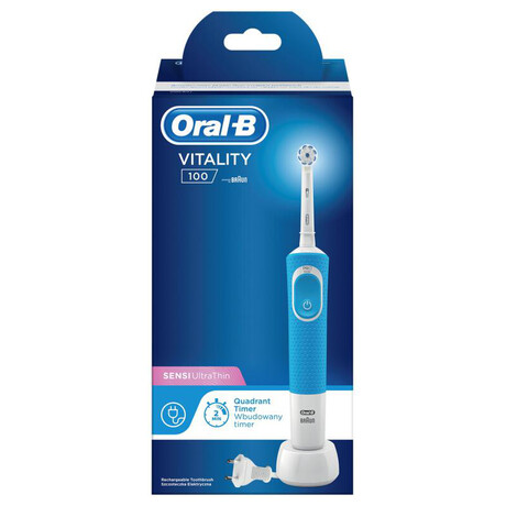 Elektrický kartáček Oral-B VITALITY 100 Sensitive modrý