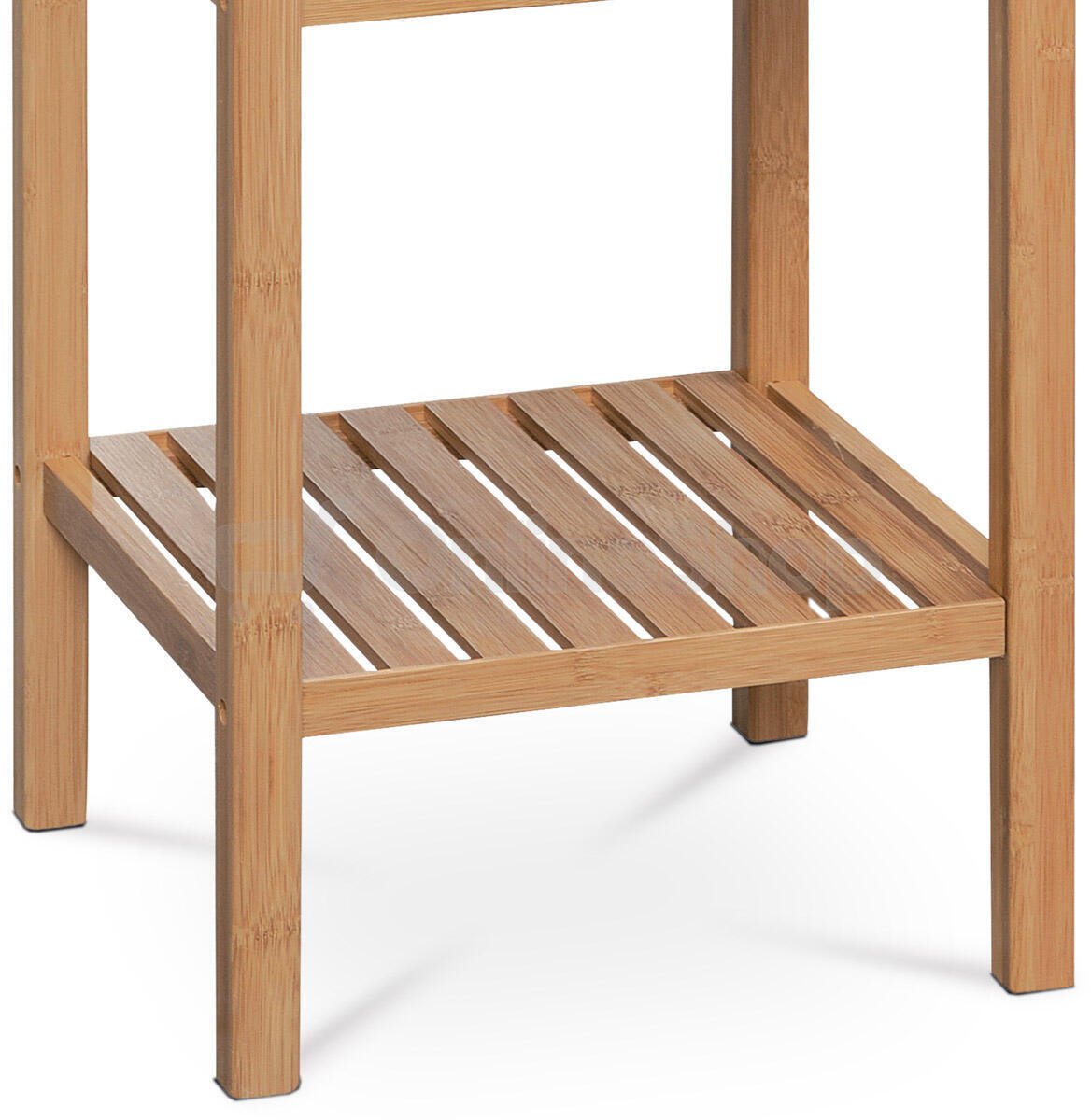 Regál, masiv, hnědá, DR-011-4 Autronic, Přírodní, Bambus