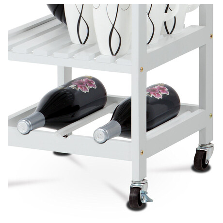 Regál, mdf, bílá, DR-044 Autronic