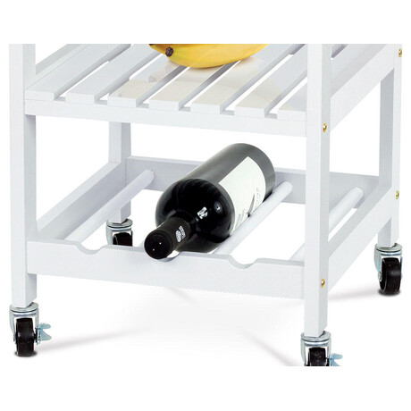 Regál, mdf, bílá, DR-044 Autronic