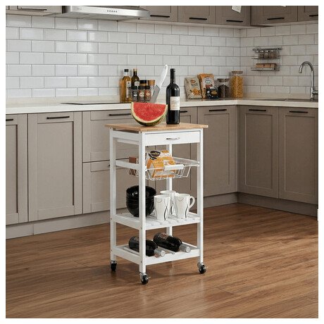 Regál, mdf, bílá, DR-044 Autronic