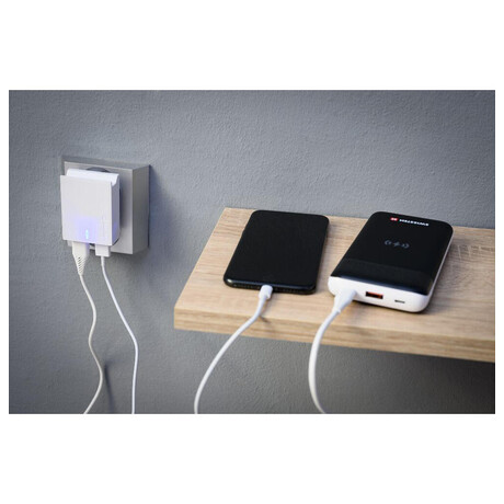 SWISSTEN SÍŤOVÝ ADAPTÉR SMART IC 2x USB 3A POWER ČERNÝ