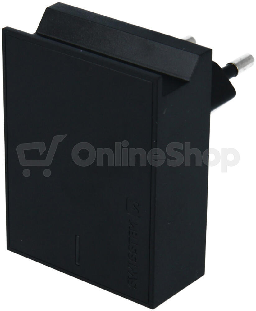 SWISSTEN SÍŤOVÝ ADAPTÉR SMART IC 2x USB 3A POWER + DATOVÝ KABEL USB / MICRO USB 1,2 M ČERNÝ