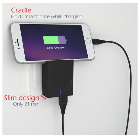 SWISSTEN SÍŤOVÝ ADAPTÉR SMART IC 2x USB 3A POWER + DATOVÝ KABEL USB / MICRO USB 1,2 M ČERNÝ