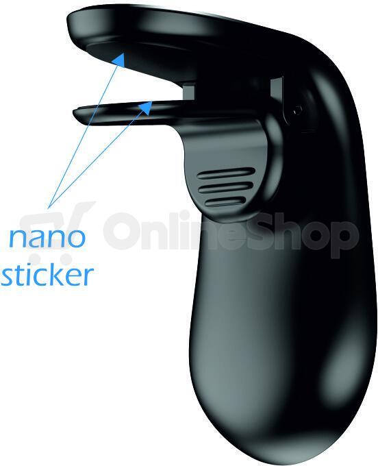 MAGNETICKÝ DRŽÁK DO VENTILACE AUTA SWISSTEN EASY MOUNT ČERNÝ
