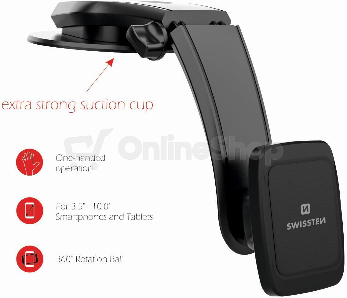 MAGNETICKÝ DRŽÁK DO AUTA SWISSTEN S-GRIP M5-R1