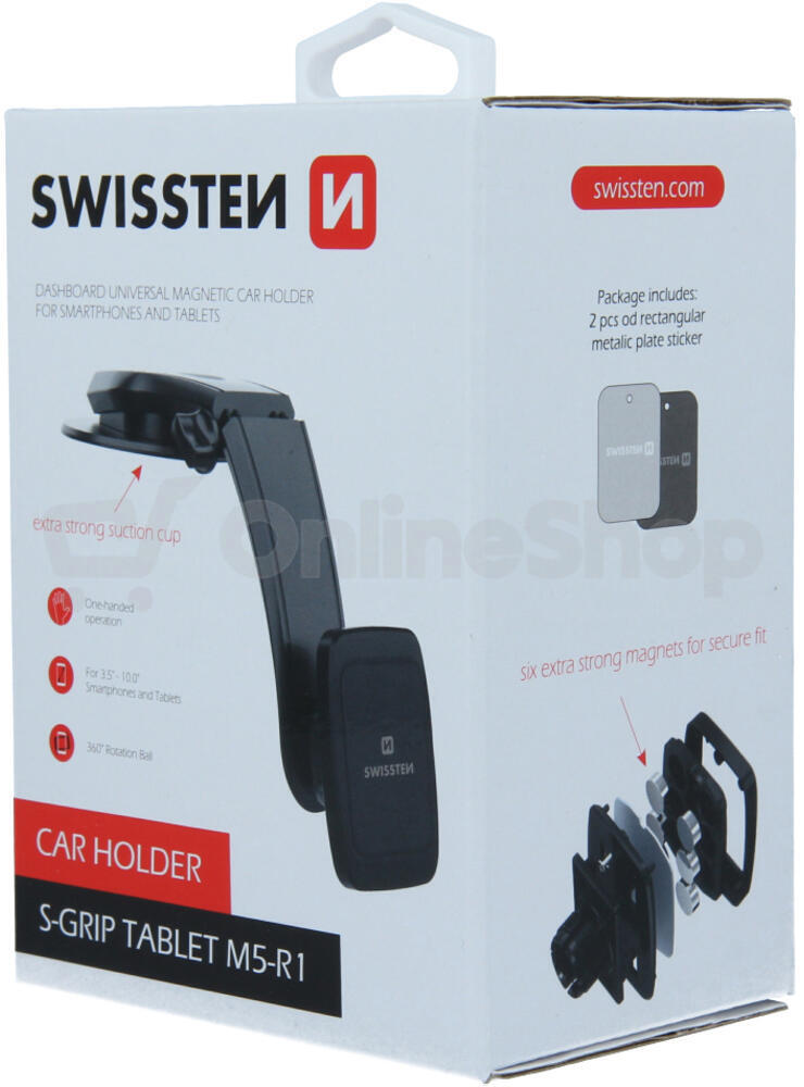 MAGNETICKÝ DRŽÁK DO AUTA SWISSTEN S-GRIP M5-R1