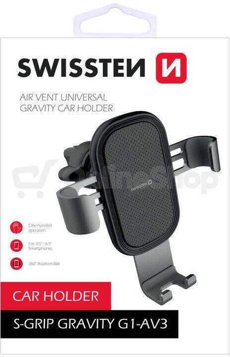 GRAVITY DRŽÁK DO VENTILACE AUTA SWISSTEN S-GRIP G1-AV3