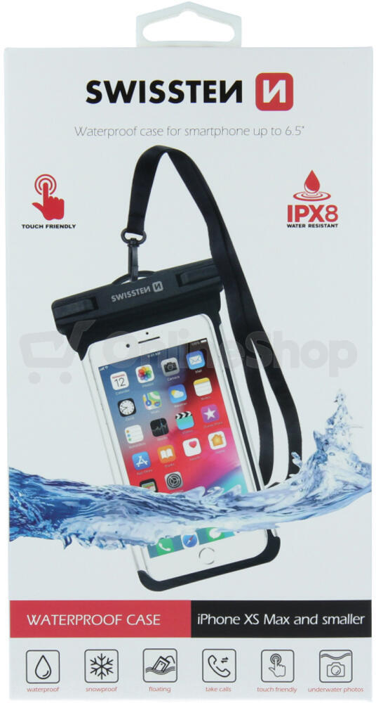VODOTĚSNÉ POUZDRO SWISSTEN WATERPROOF ČERNÉ