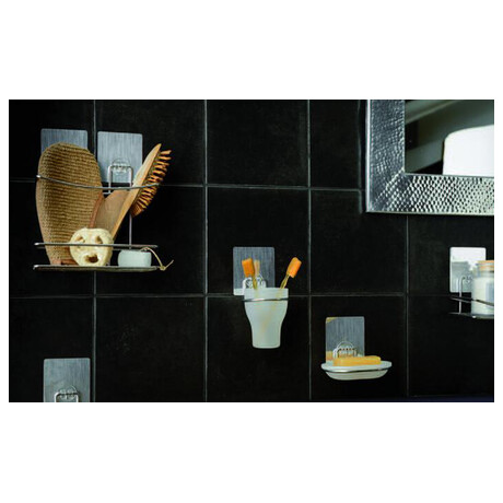Compactor Bestlock Magic BATH systém bez vrtání, Satin Al (foto 4)