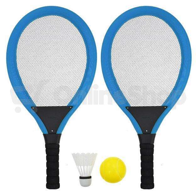 Líný tenis RULYT® set modrý - rakety, míček, košík