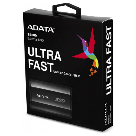 A-Data ADATA External SSD 1TB SE800 USB 3.2 Gen2 type C černá (ASE800-1TU32G2-CBK)