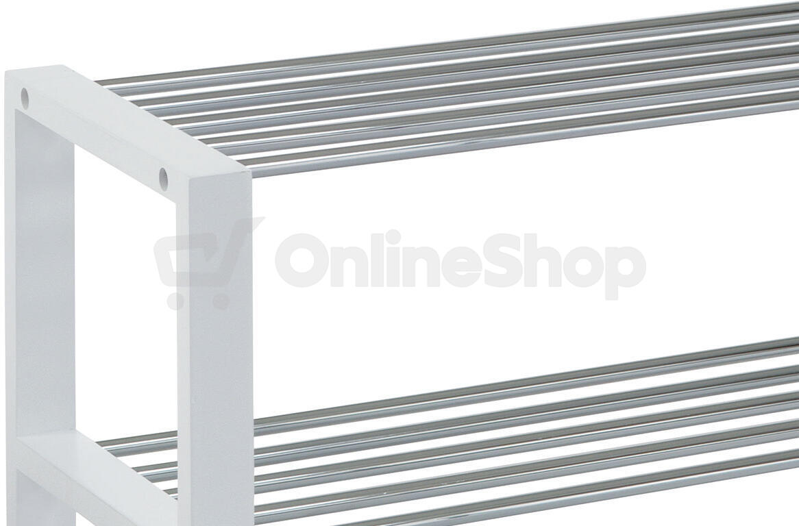 Botník, masiv, bílá, 83168-12 WT Autronic