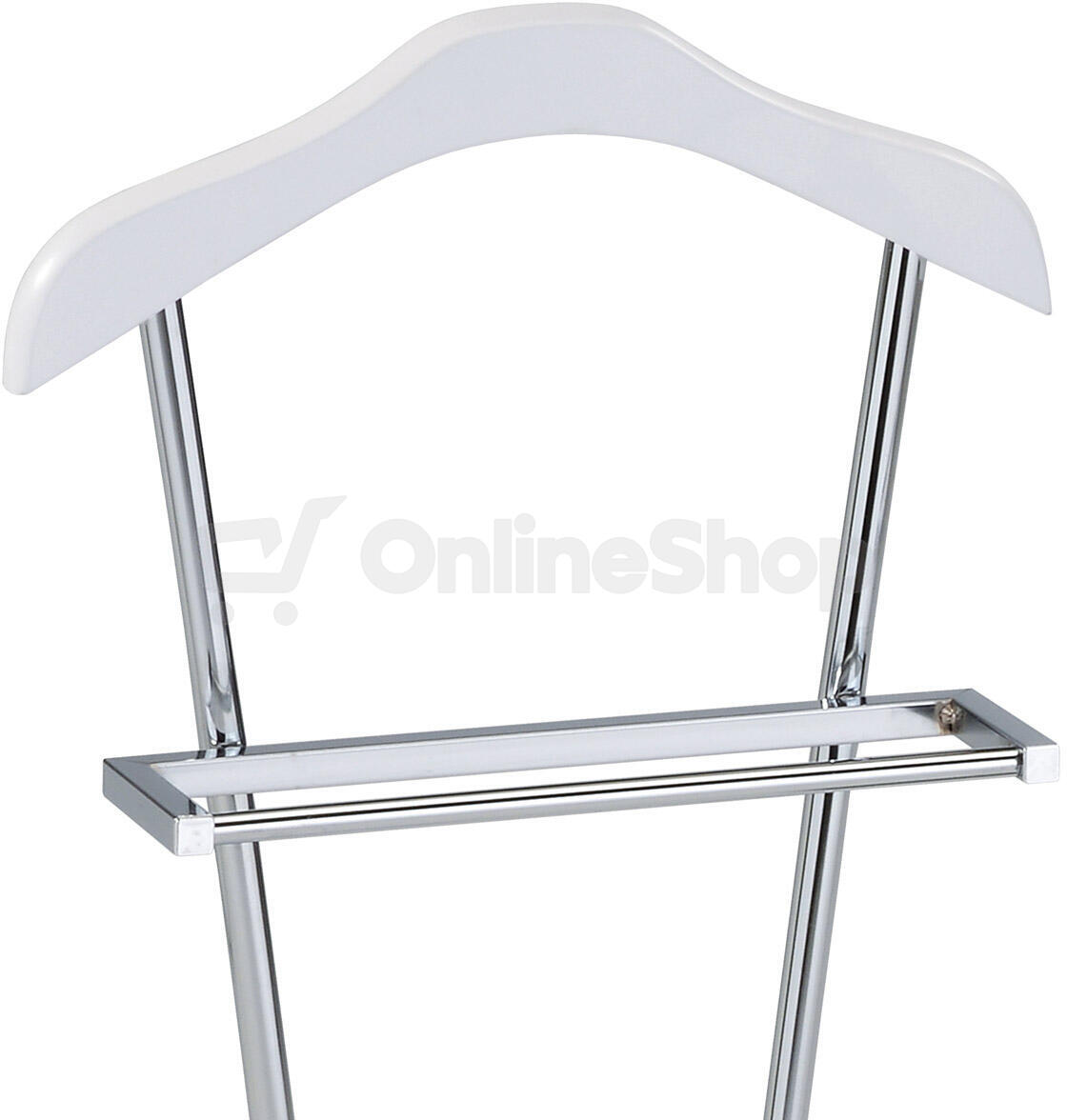Němý sluha, kov, bílá, 83499-04 WT Autronic