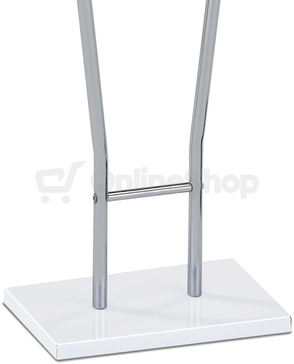 Němý sluha, kov, bílá, 83499-04 WT Autronic