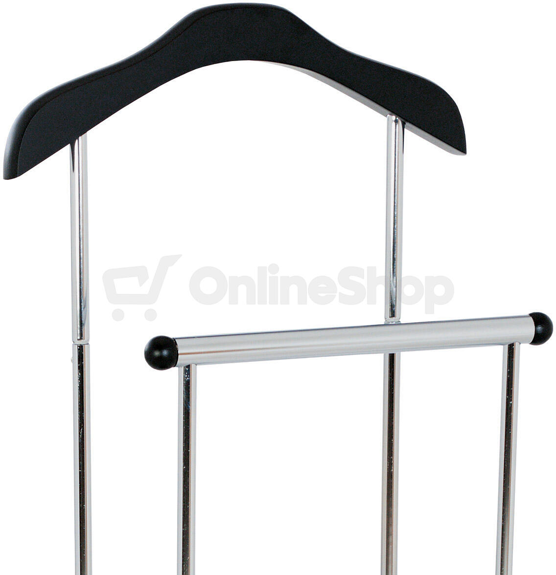 Němý sluha Autronic 84444 BK EP1246 BK chrom, černá