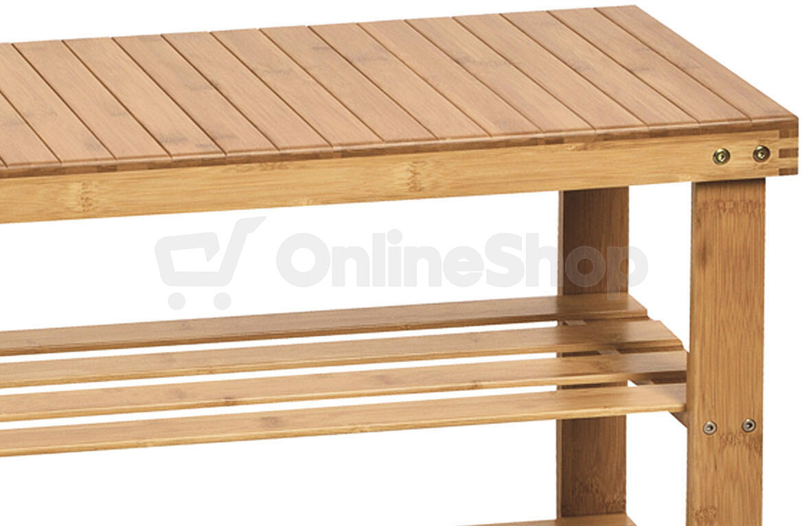 Botník, masiv, béžová, DR-022 Autronic, Přírodní, Bambus