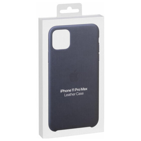 iPhone 11&nbsp;Pro Max Leather Case -&nbsp;Midnight Blue (foto 4)
