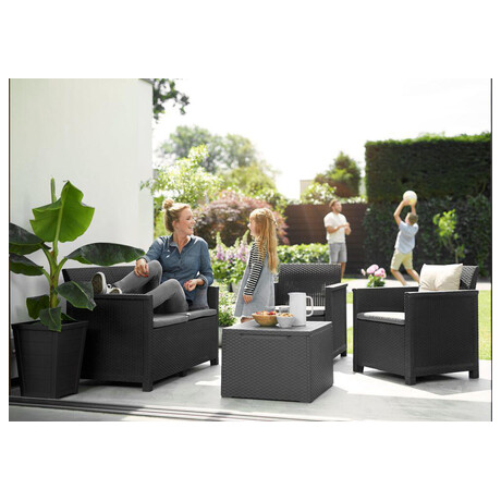 EMMA 2&nbsp;seaters sofa set -&nbsp;grafit Keter (foto 7)
