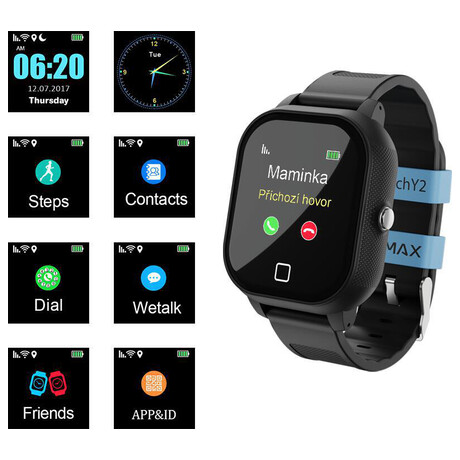 LAMAX WatchY2, Black (foto 1)