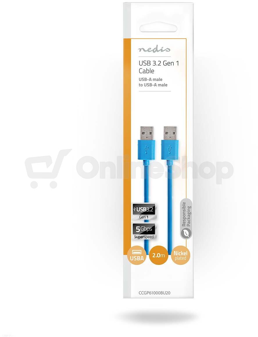 USB kabel NEDIS CCGP61000BU20