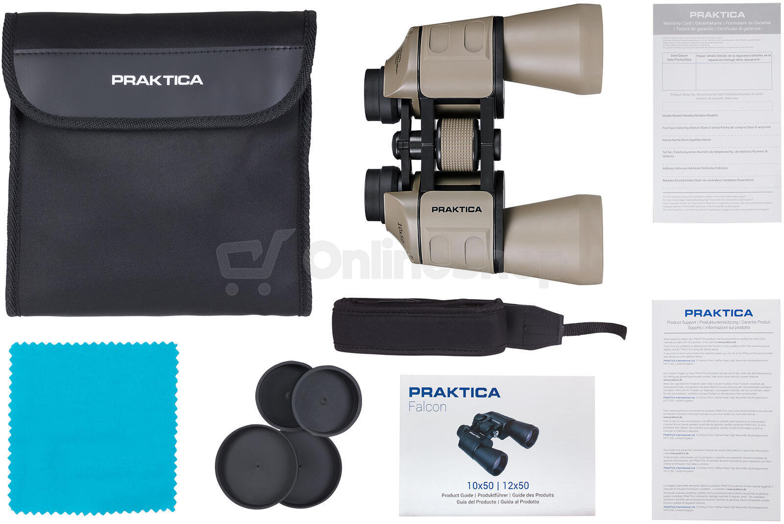 Dalekohled PRAKTICA Falcon 10x50 Sand