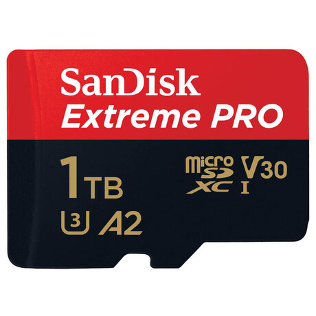 SanDisk Extreme Pro microSDXC 1TB 170MB/s + ada. (SDSQXCZ-1T00-GN6MA)