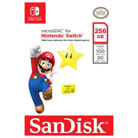 SanDisk Nintendo Switch microSDXC 256GB (foto 2)