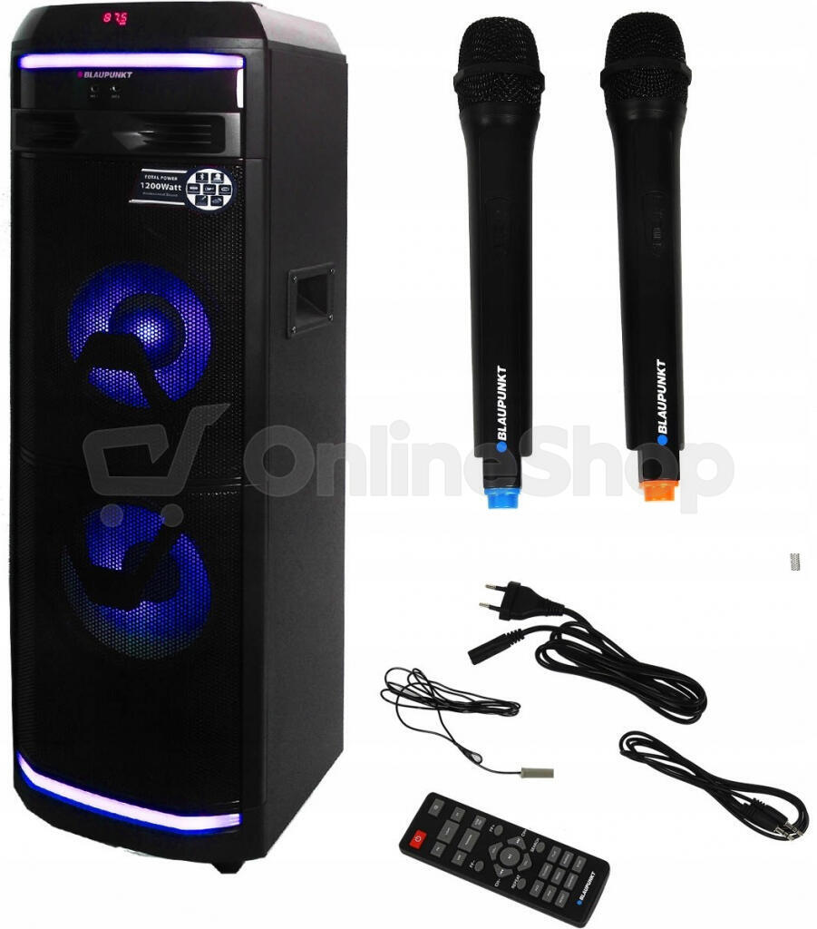 Repro BLAUPUNKT PS11DB, BT, Karaoke, LED | ONLINESHOP.cz