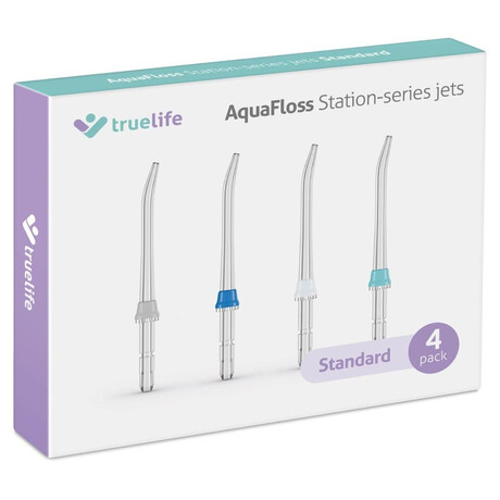 TrueLife AquaFloss Station-series jets Standard 4 pack