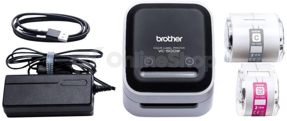 Tiskárna štítků Brother VC-500W