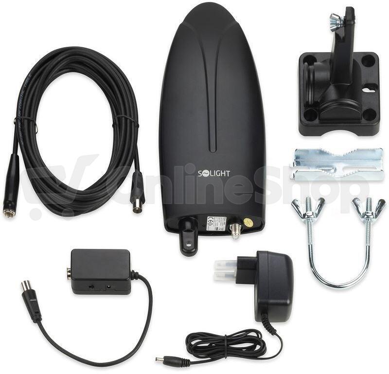 Solight venkovní anténa, DVB-T2, 47dB