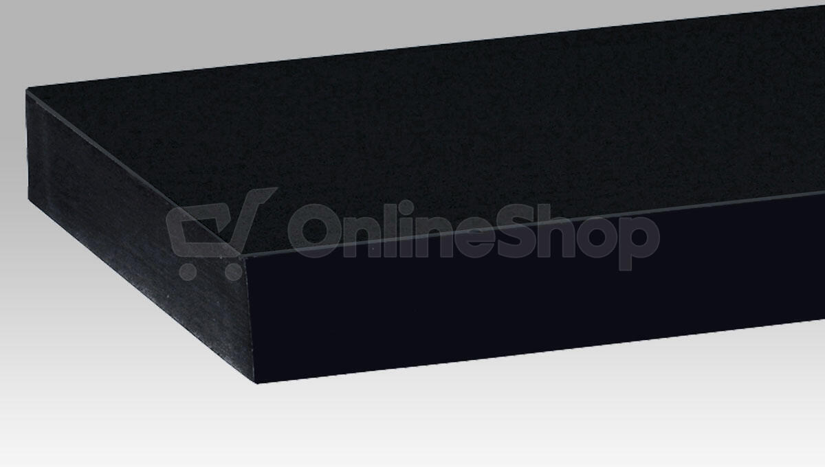Polička, mdf, černá, P-002 BK Autronic