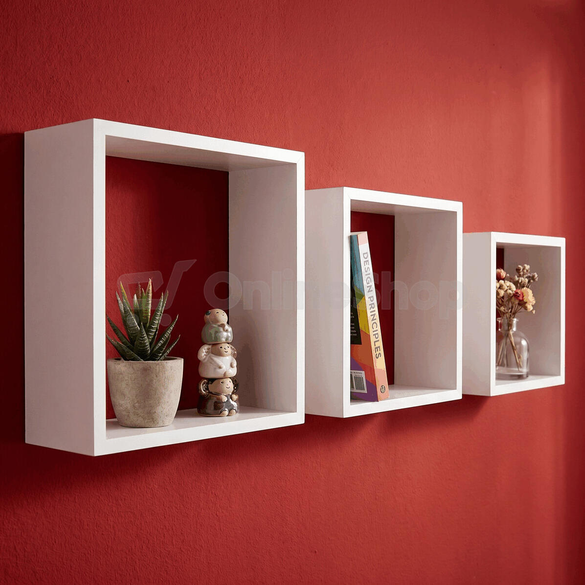 Polička, mdf, bílá, P-008 WT2 Autronic