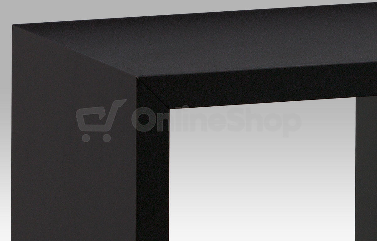 Polička, mdf, černá, P-009 BK Autronic