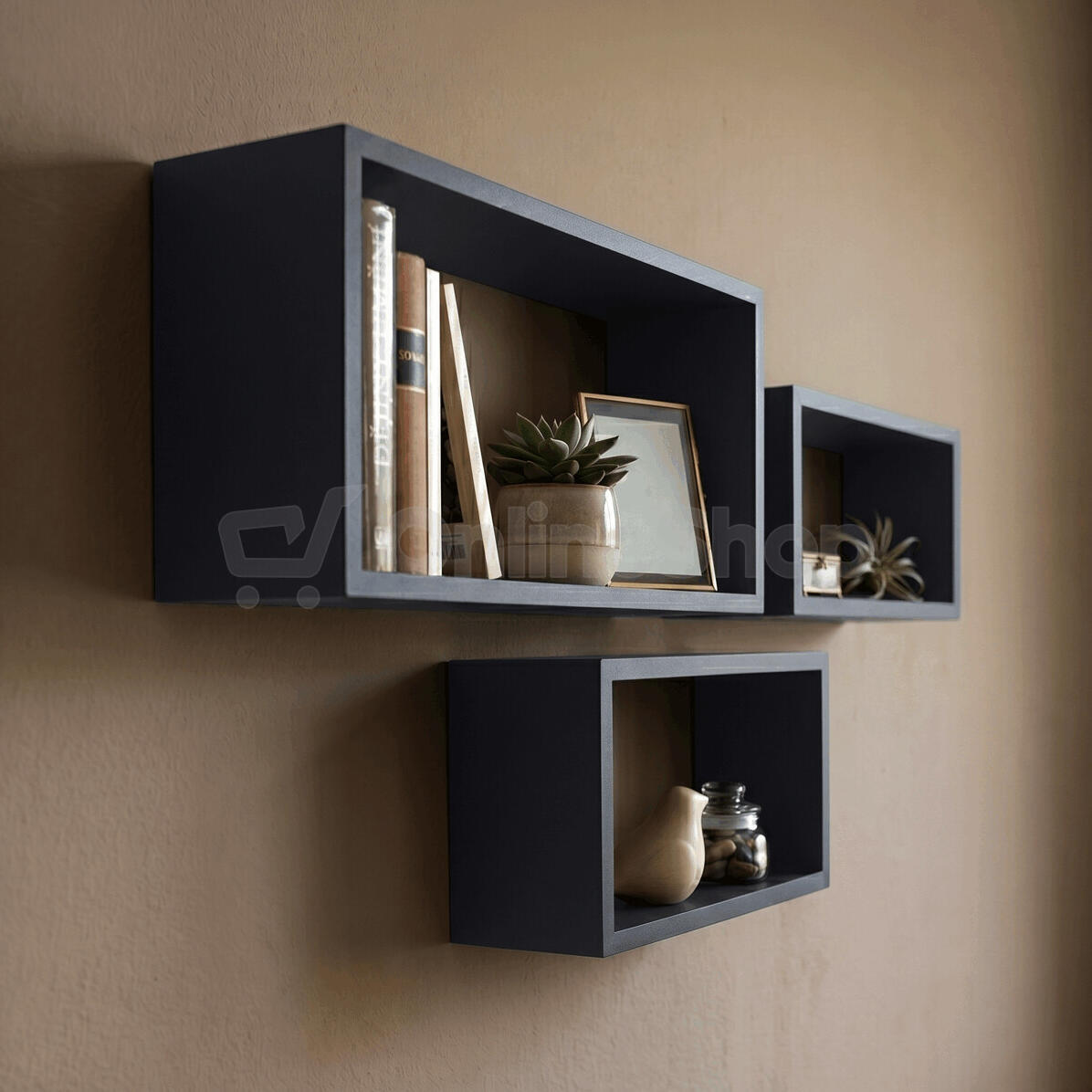 Polička, mdf, šedá, P-009 GREY2 Autronic