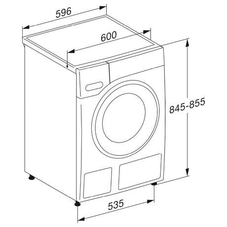 Miele WWD320 WCS PWash + Suika Miele TWC560WP EcoSpeed (foto 8)